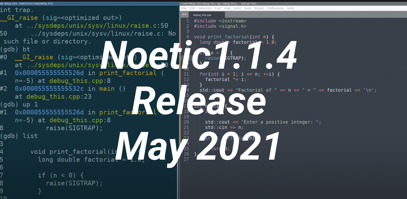 MoveIt Noetic Update